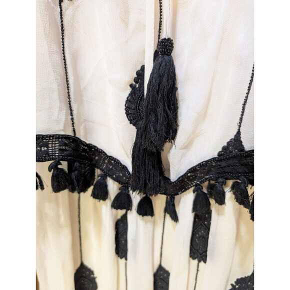 Embroidered Medallion Maxi Dress- Moulinette Soeurs Anthropologie - Size 10 - Picture 6 of 7